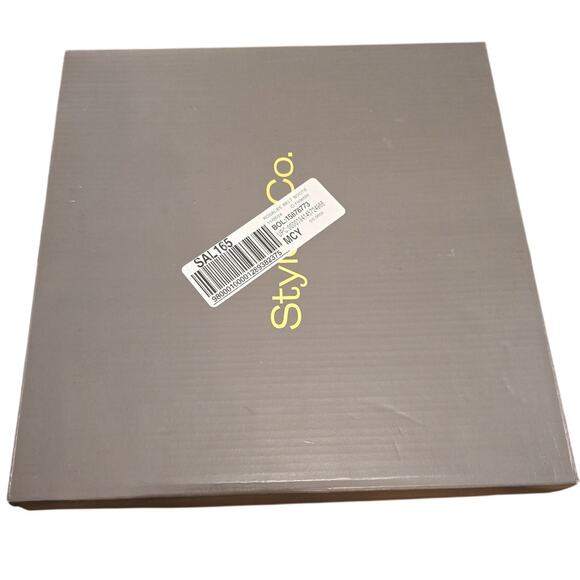 Style & Co Rosaliee Belt Booties in Cognac Brown New Size 6.5 - Picture 7 of 7